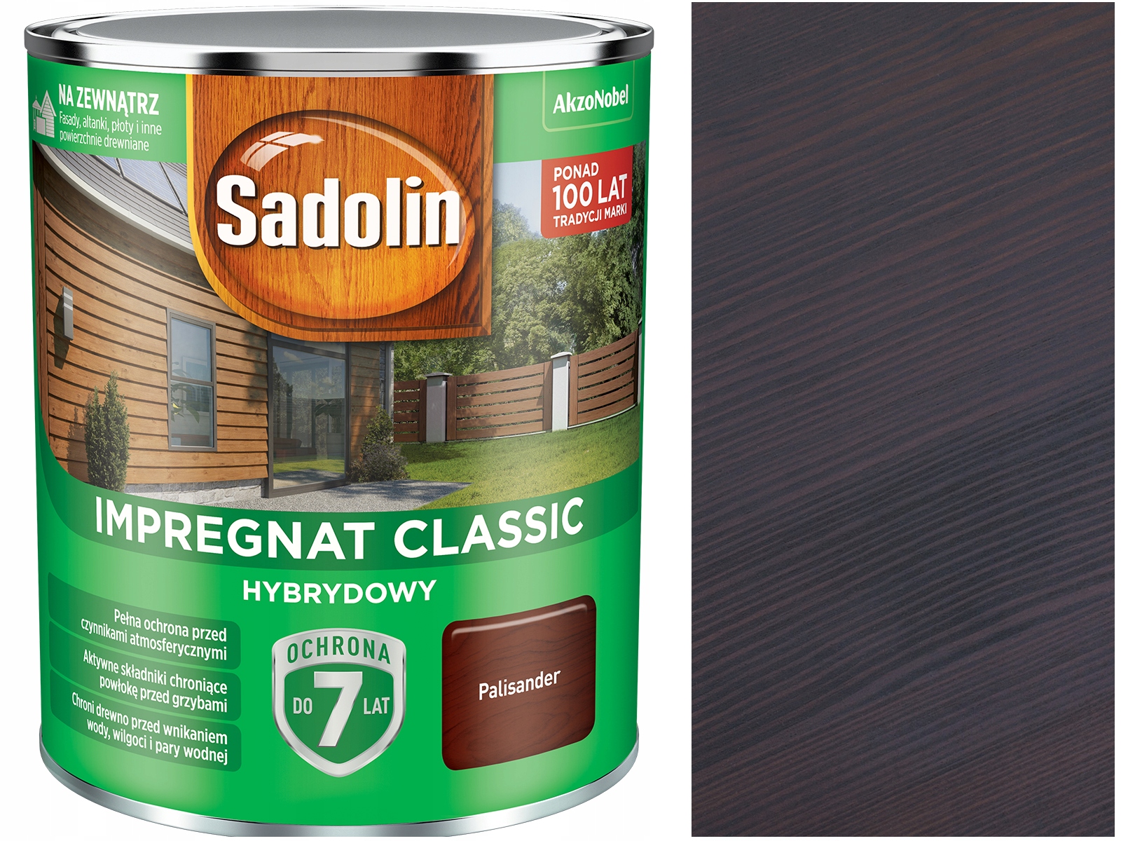 

Sadolin Classic Hybrydowy Palisander 0,75L