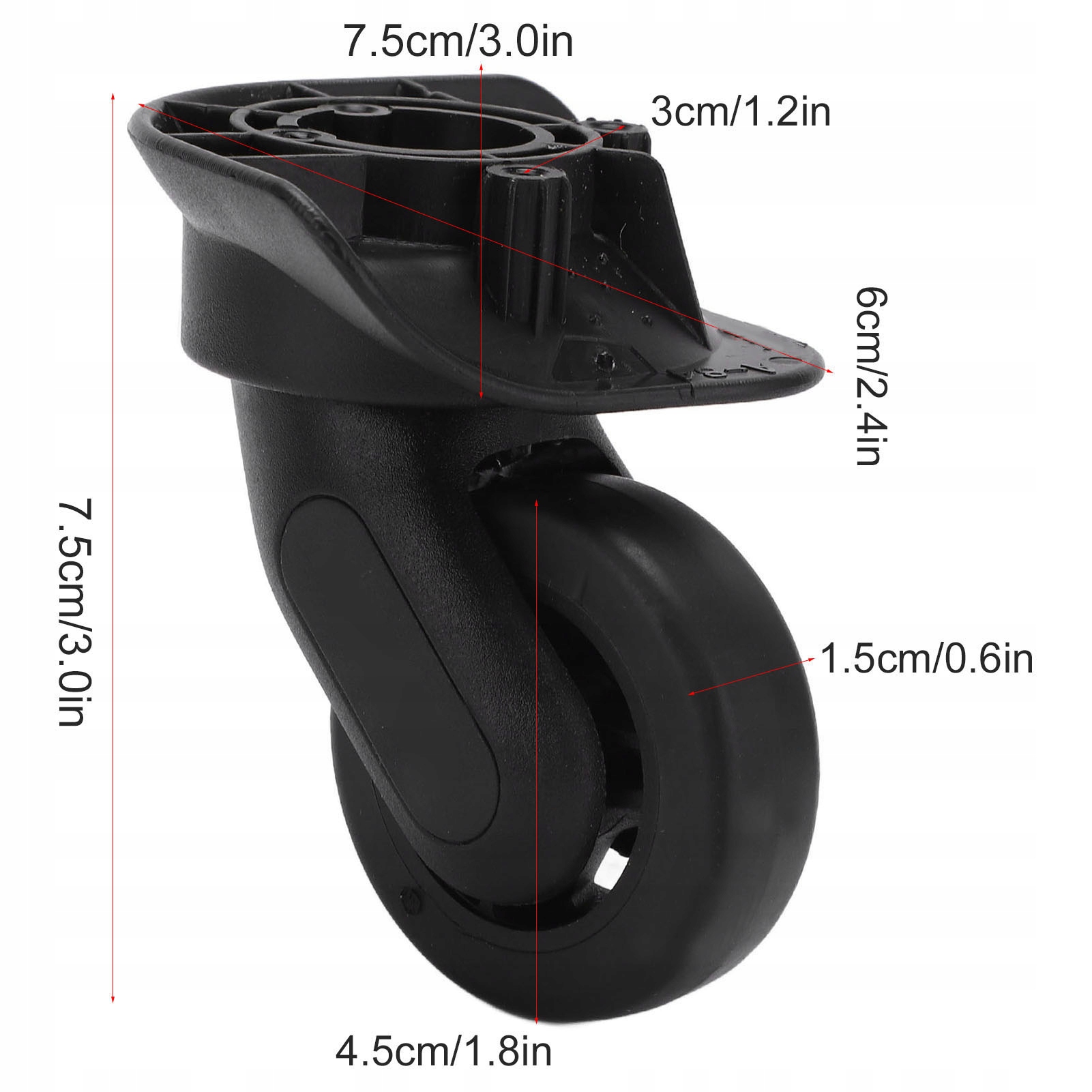 2X KÓŁKO DO WALIZKI BAGAŻ CZĘŚĆ SERWIS NAPRAWA Marka bez marki