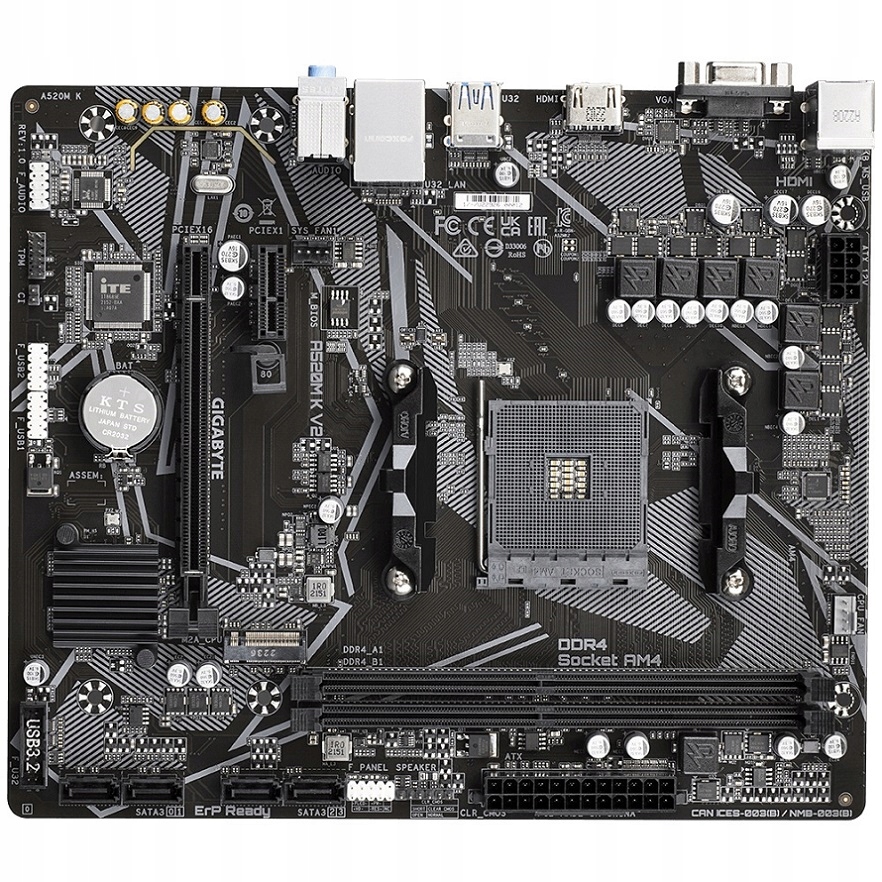 Gigabyte A520M K V2/AM4/mATX