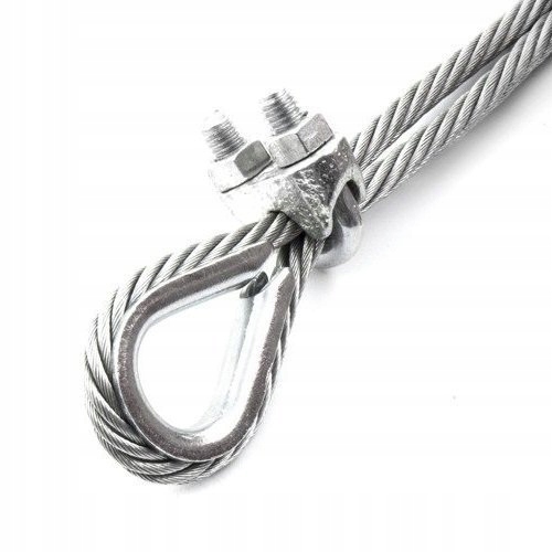 Zacisk do linki liny stalowej 10mm ocynkowany Zacisk kabłąkowy cybant Kod producenta brak