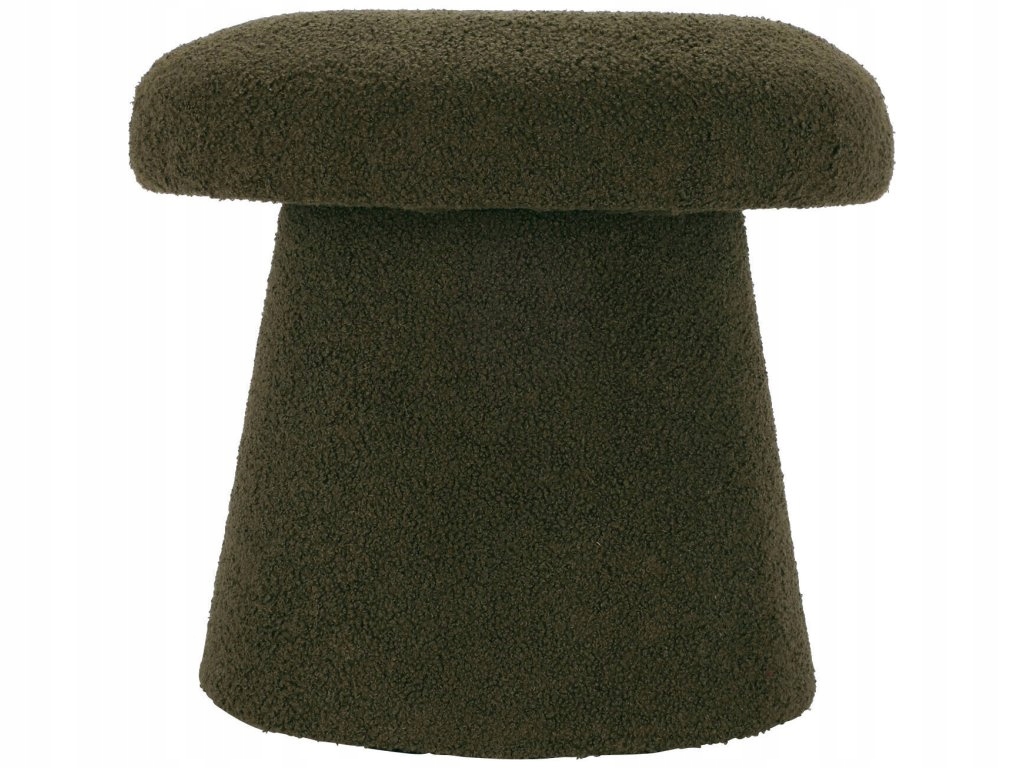 Úložný okrúhly čalúnený puf Teddy, 40 x 37 cm