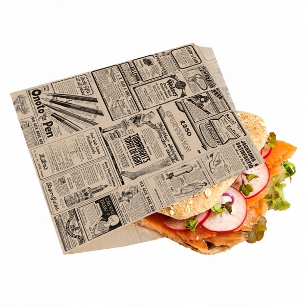 

Torebka papierowa na burgera 16,5 x 16 cm, 500 szt