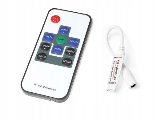 2 punktowe oświetlenie LED SQUARE RGB + pilot EAN (GTIN) 3605940793172