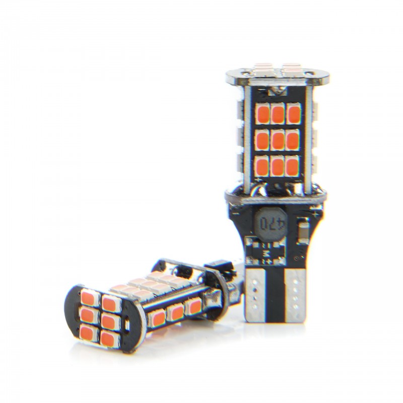 

W16W Led T15 30SMD 3020 Canbus 10-30V Czerwona