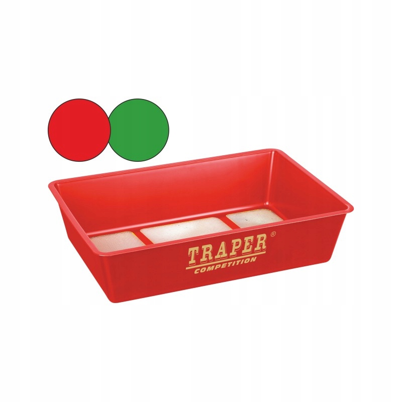 Kuweta Traper czerwona mała z siatką 33x22cm