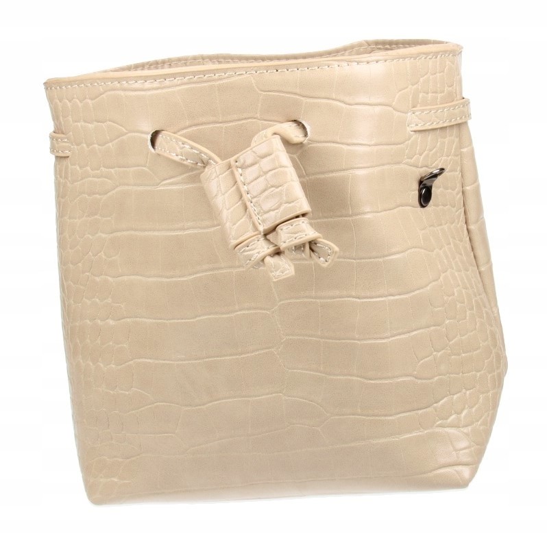 DAMSKA TOREBKA WOREK BEŻOWA WZÓR ZWIERZĘCY MPI