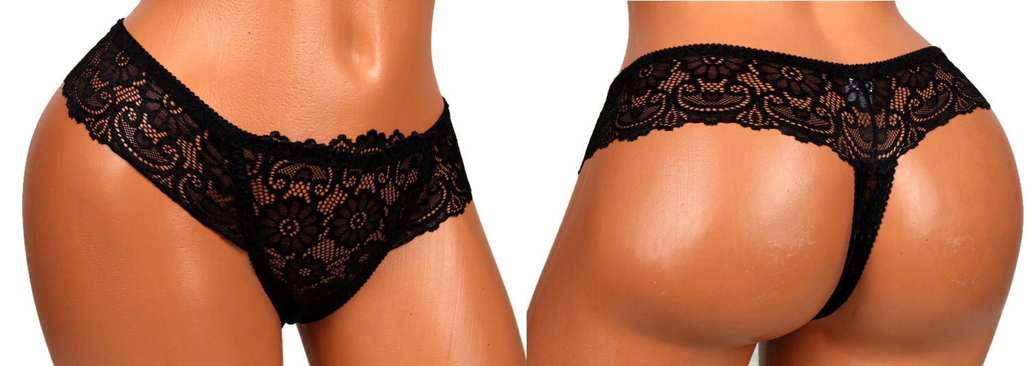 6x MAJTKI DAMSKIE FIGI STRINGI KORONKOWE L Marka Inna marka