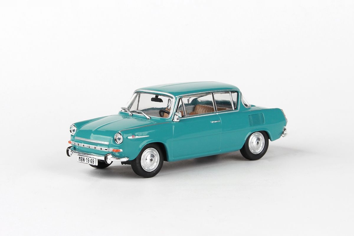 Abrex Škoda 1100MBX (1969) 1:43 Tyrkysová Světlá
