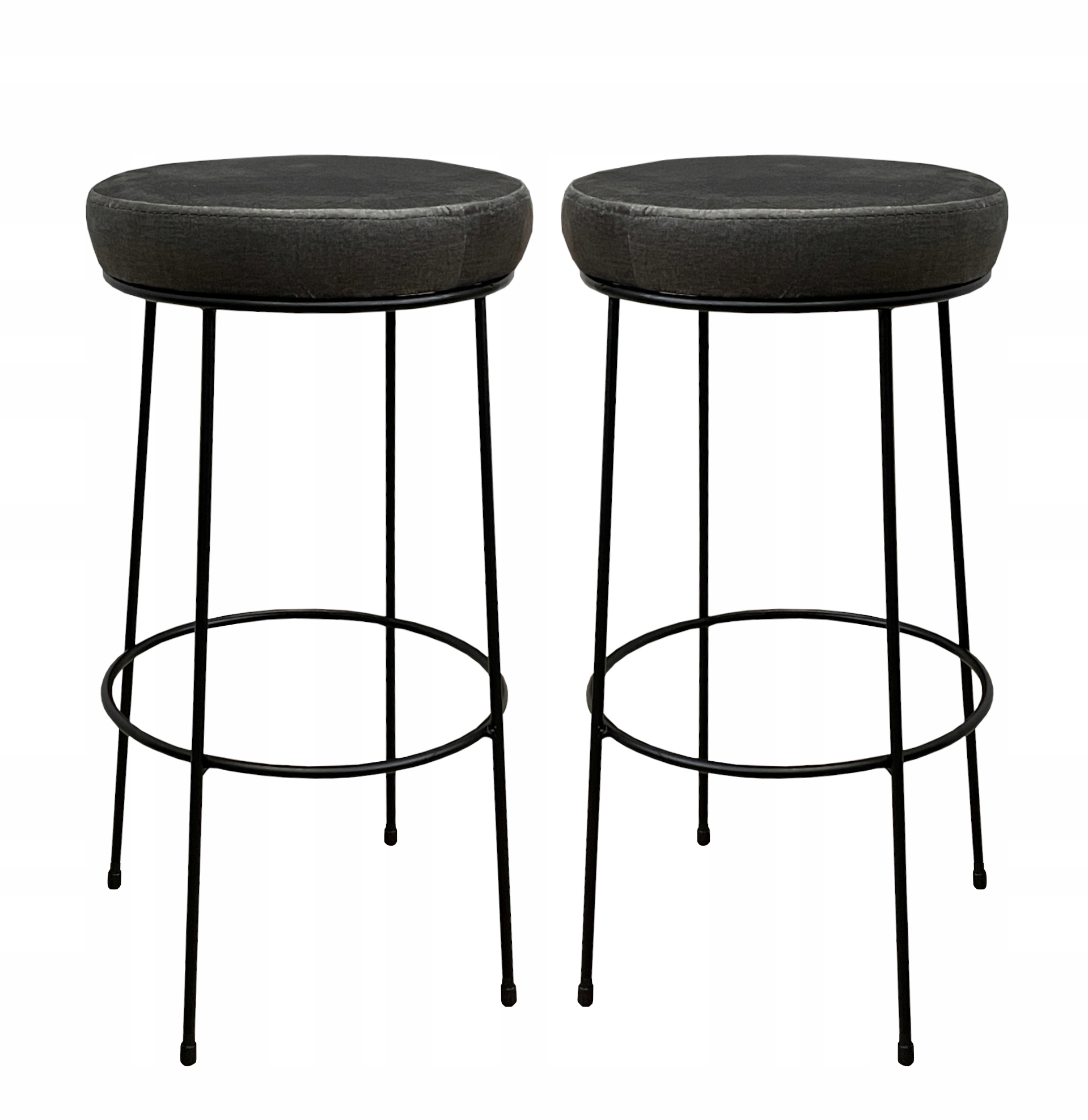 

2x Hoker niski taboret barowy 66 metalowy loft 1P