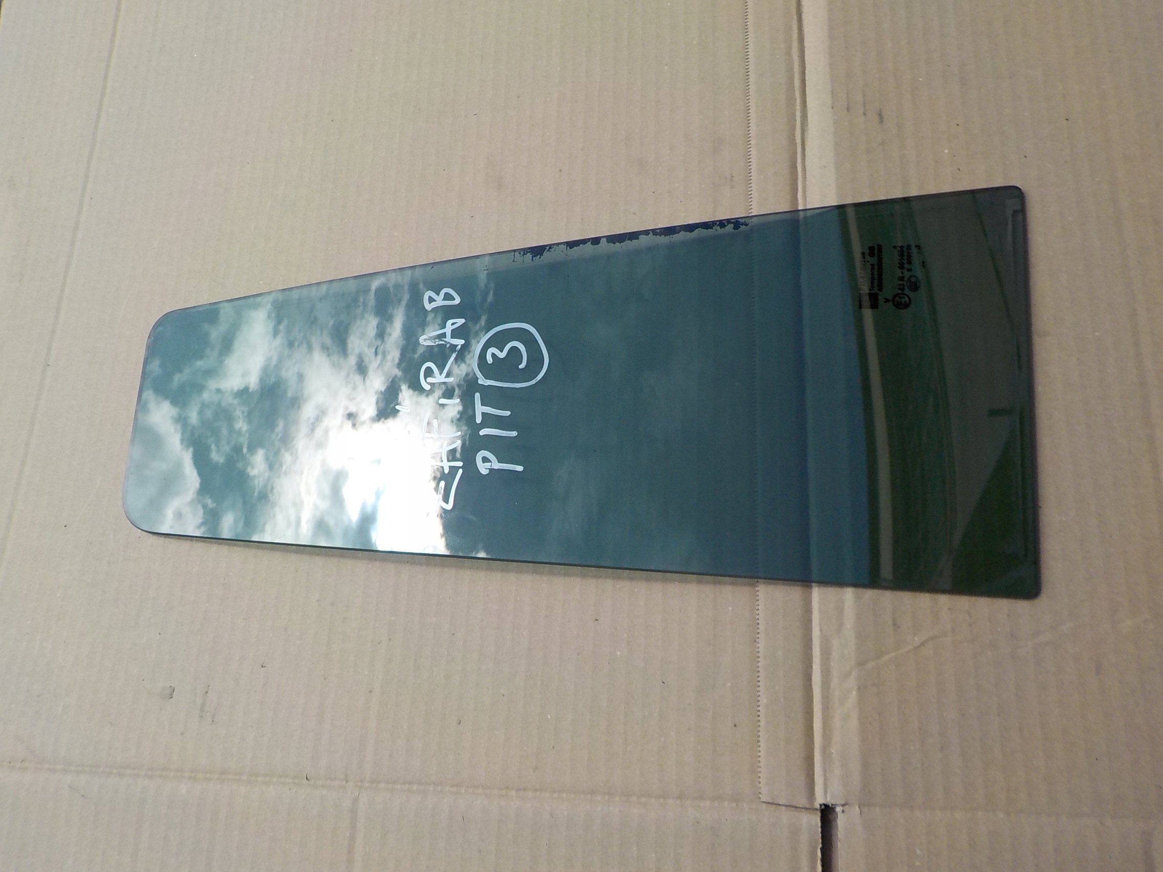 window right rear part opel zafira b