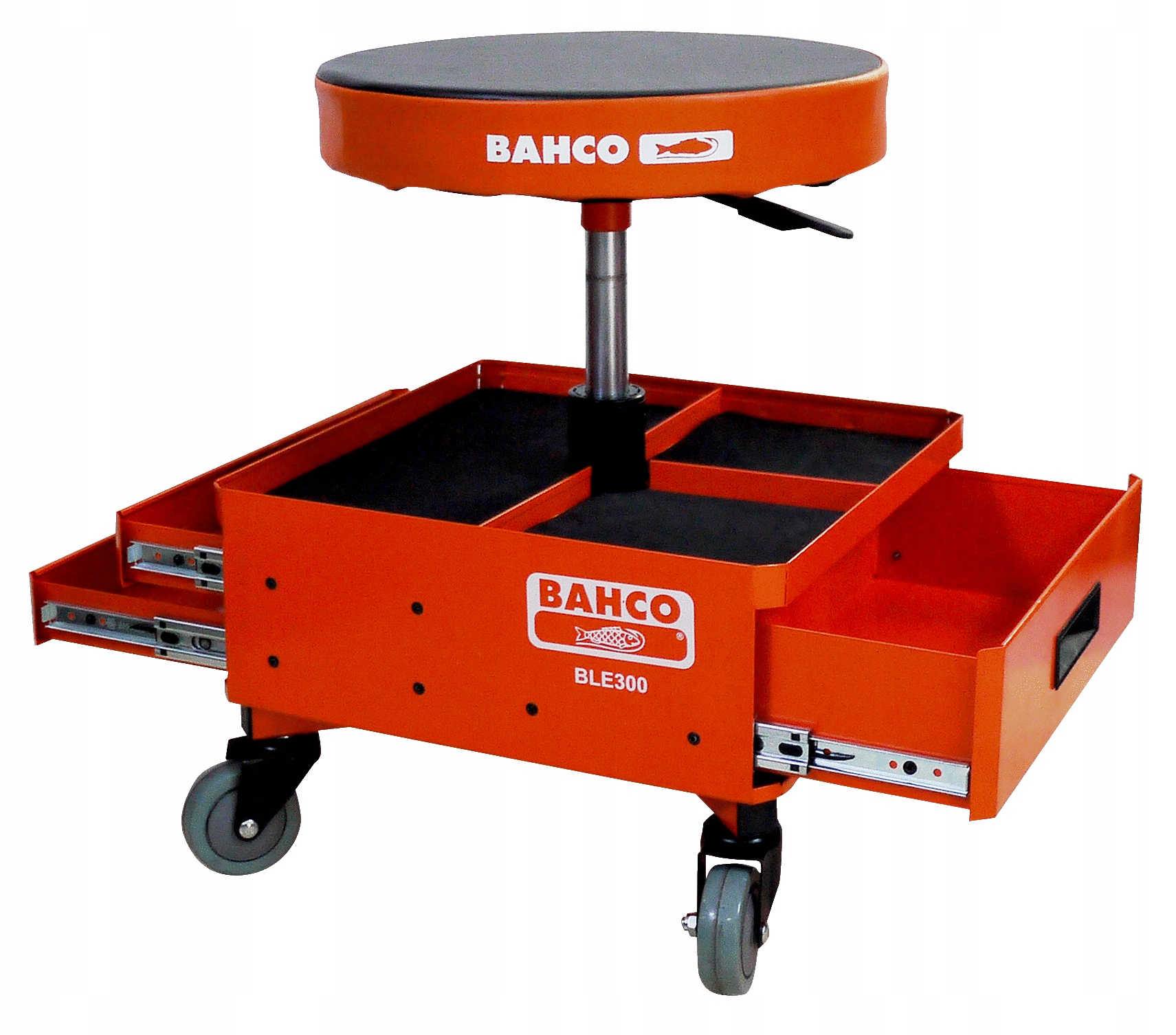 РАБОЧИЙ СТУЛ НА КОЛЕСАХ ЯЩИКА BAHCO BLE300
