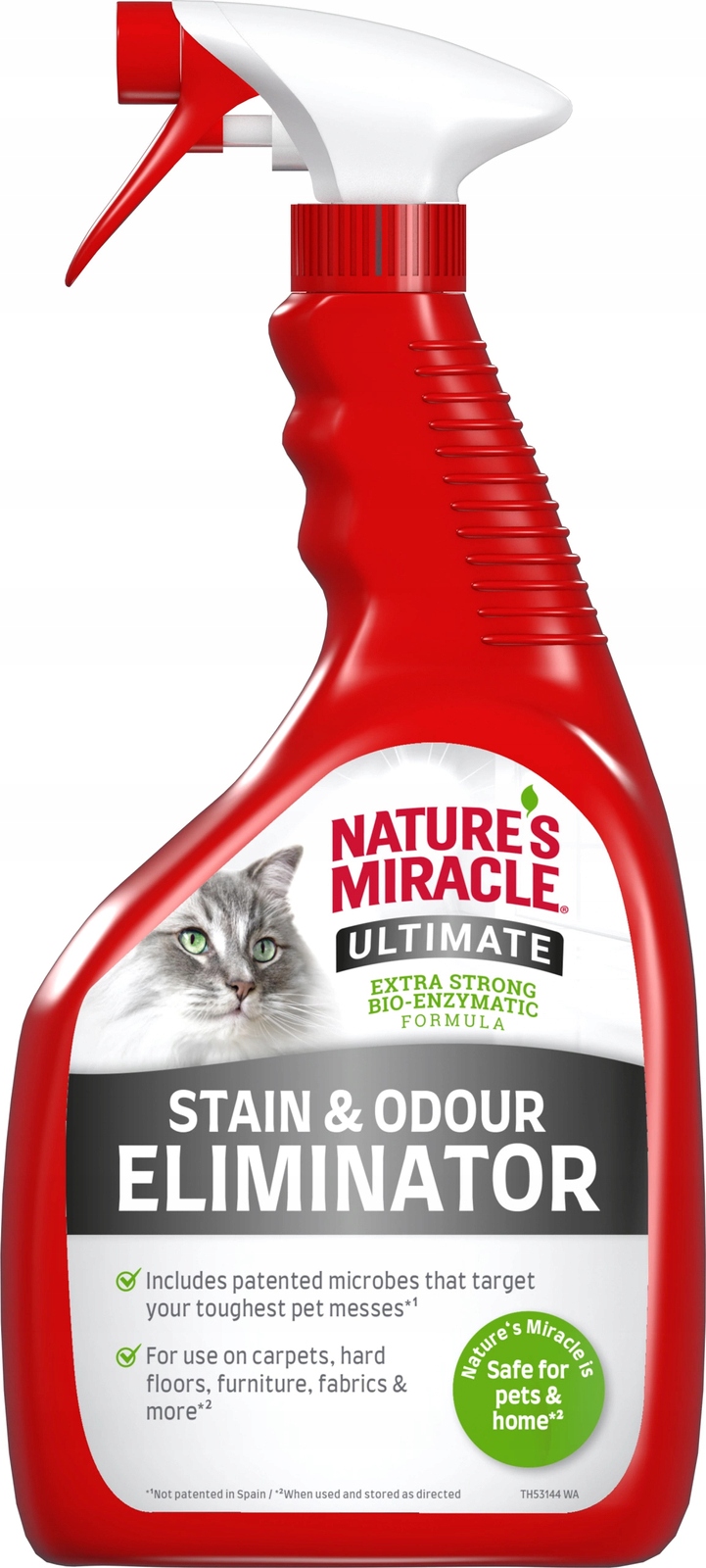 Nature's Miracle Nature's Miracle Ultimate Odstraňovač skvrn a zápachu pro Kočky 946 ml