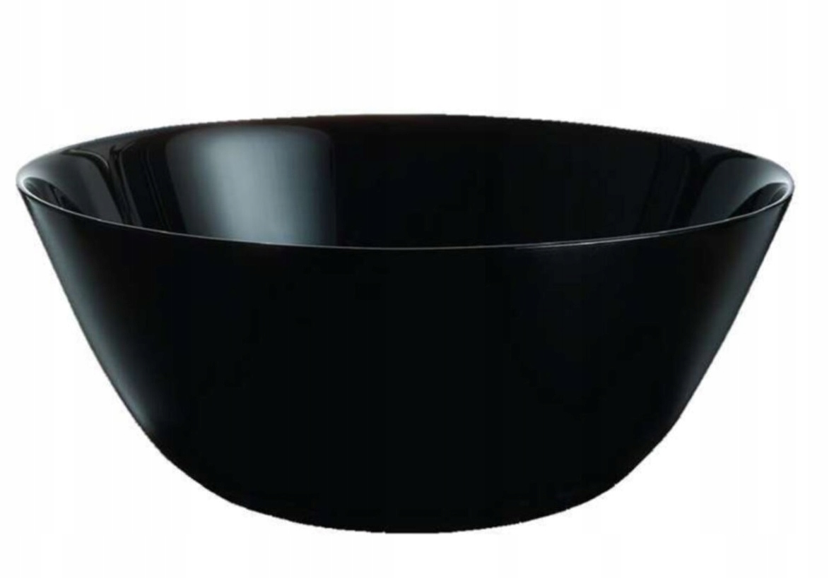 SALATERKA DUŻA MISKA 24CM ZELIE BLACK CZARNY DO SAŁATEK