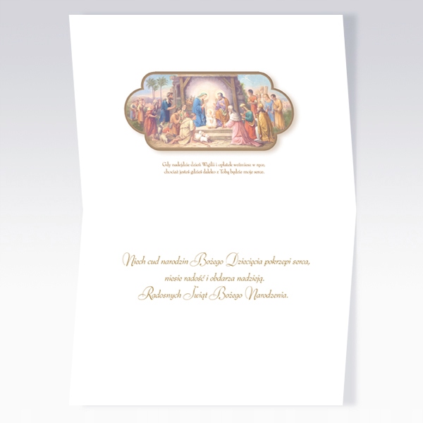 KARNET LAURKA KARTKA ŚWIĘTA BN + KOPERTA + OPŁATEK Kod producenta brak