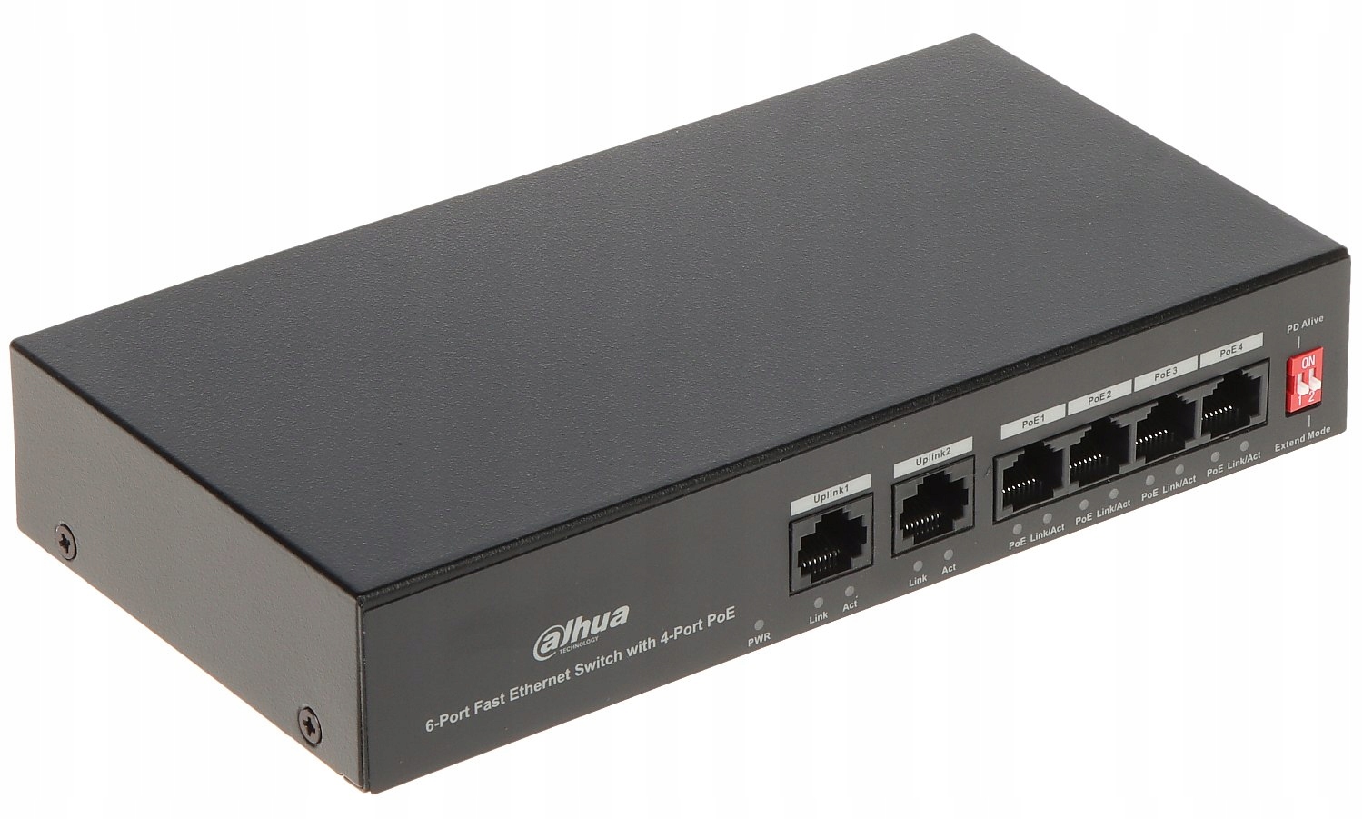 Switch Poe PFS3006-4ET-36 4-PORTOWY Dahua