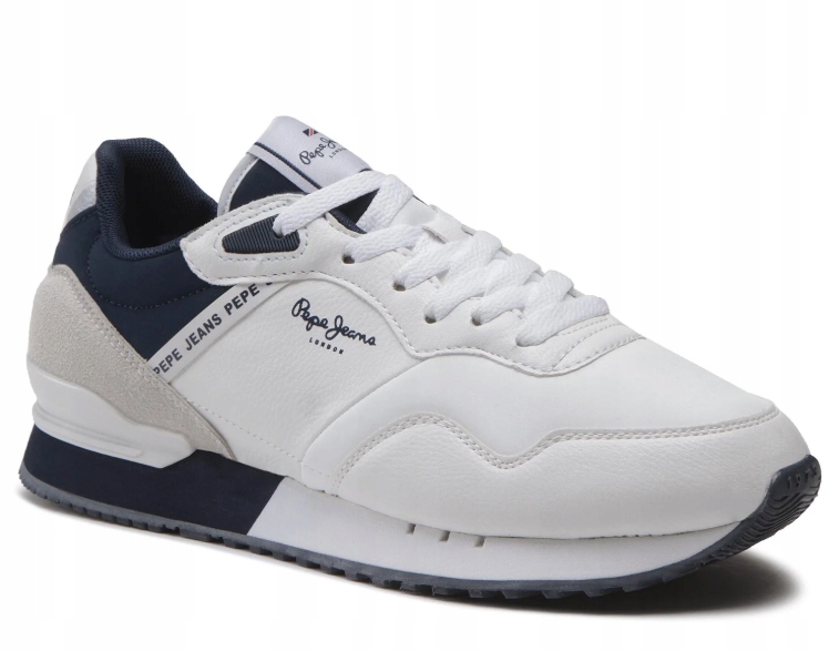 Pepe Jeans Pánské Bílé Sportovní Boty Se Šněrováním 45 Awf