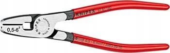 Kleště na lisování kabelových dutinek 0,5-6 mm, 180 mm, 97 81 180, Knipex