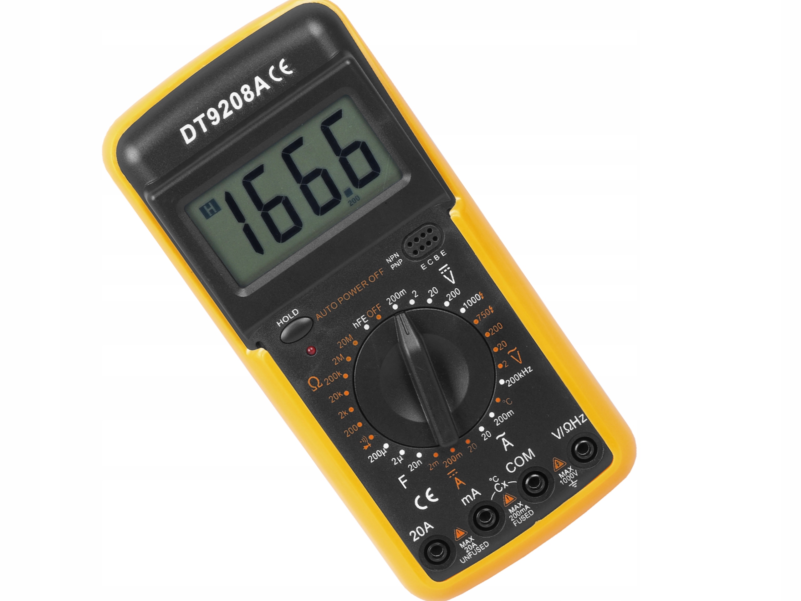 MIERNIK MULTIMETR CYFROWY DT-9208A Z TERMOSONDĄ Marka Digital Multimeter