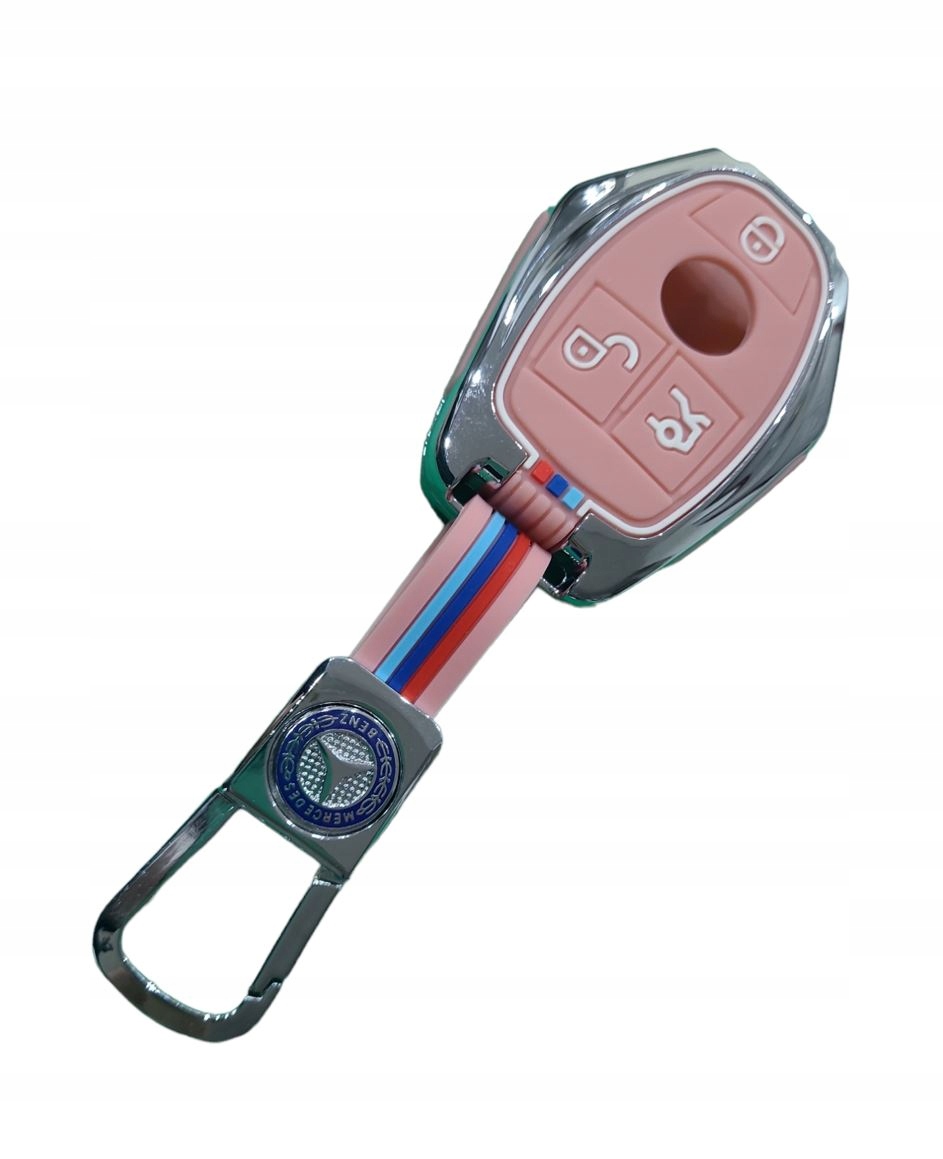 Чехол для ключа автомобиля для Mercedes Pink