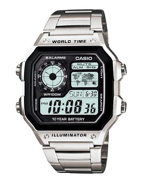 Sportovní Mládežnické Hodinky Casio AE-1200WHD-1AV
