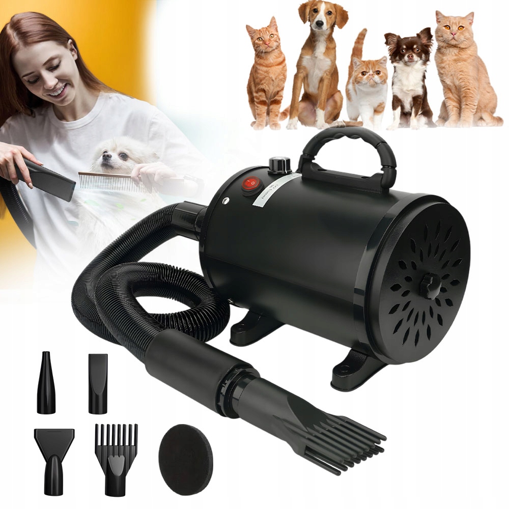 Levně Vysavač Pro Psa Se 4 Tryskami A Kočku Pro Péči O Zvířecí Chlupy