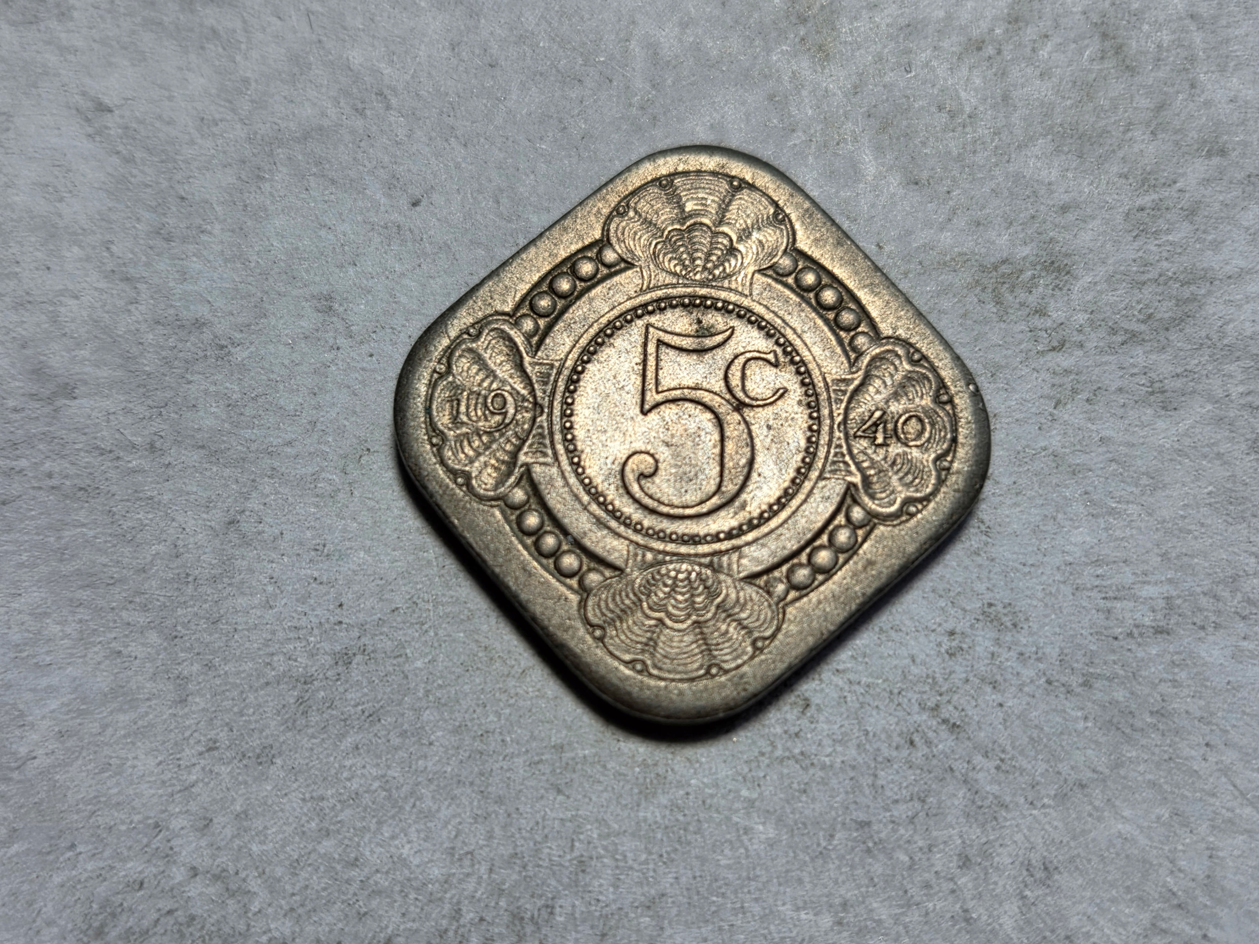 Stara Holandia 5 centów 1940 rok -NR0943