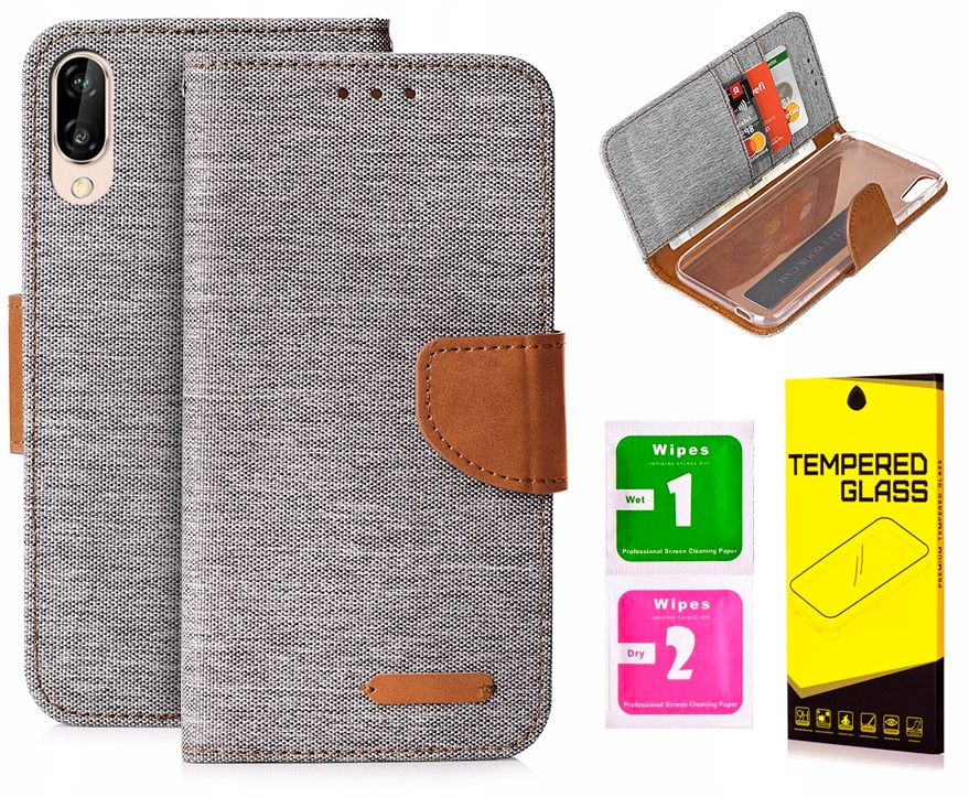 

Etui Portfel Canvas do Xiaomi Redmi Note 7