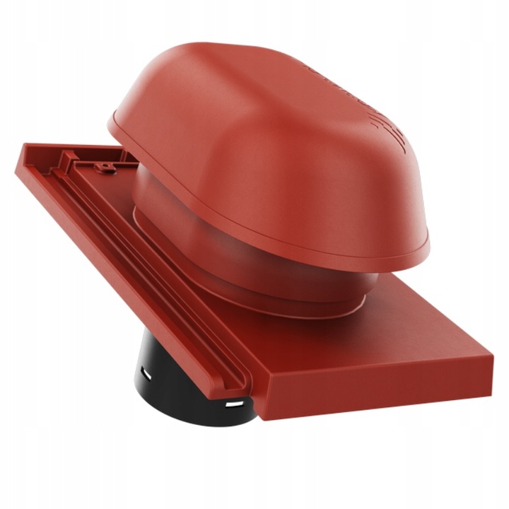 Sanitární ventilátor Fi 125 pro Creaton Domino Červený