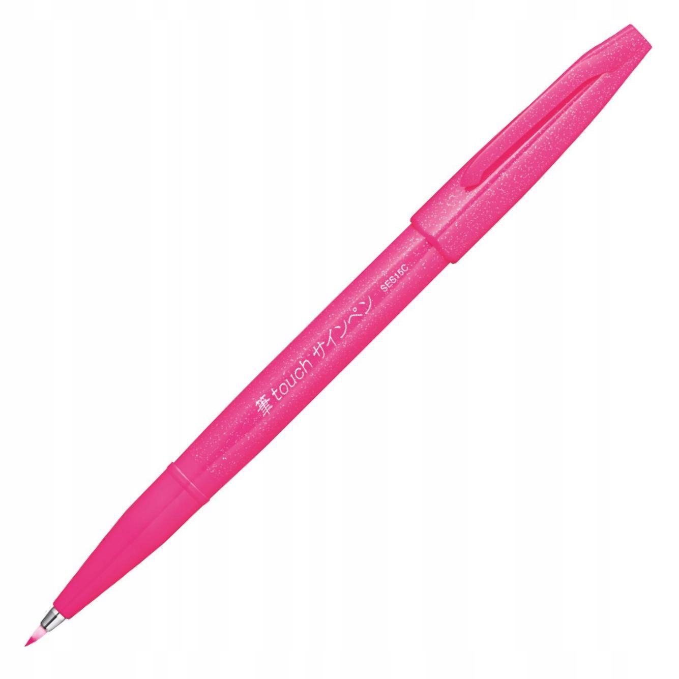 

Pisak marker Brush Pentel Sign Pen SES15 różowy