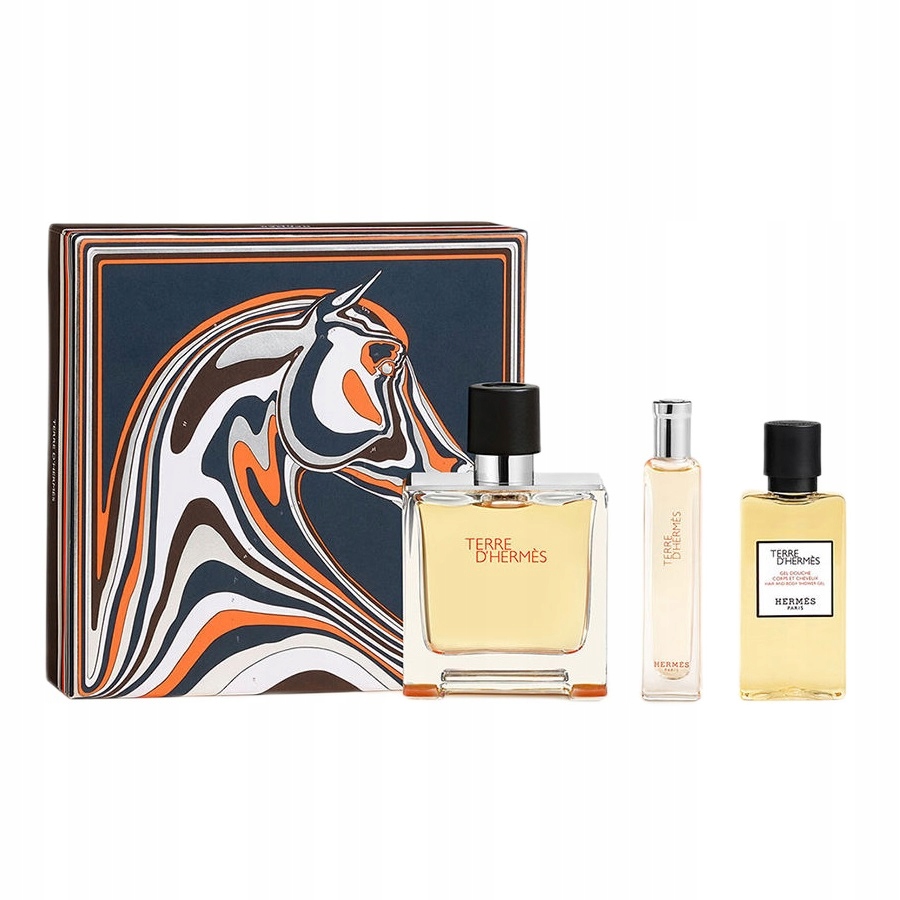 Hermes Terre D'hermes Parfémovaná Voda 75 Ml Sprej 15ml Sprej Gel 40ml