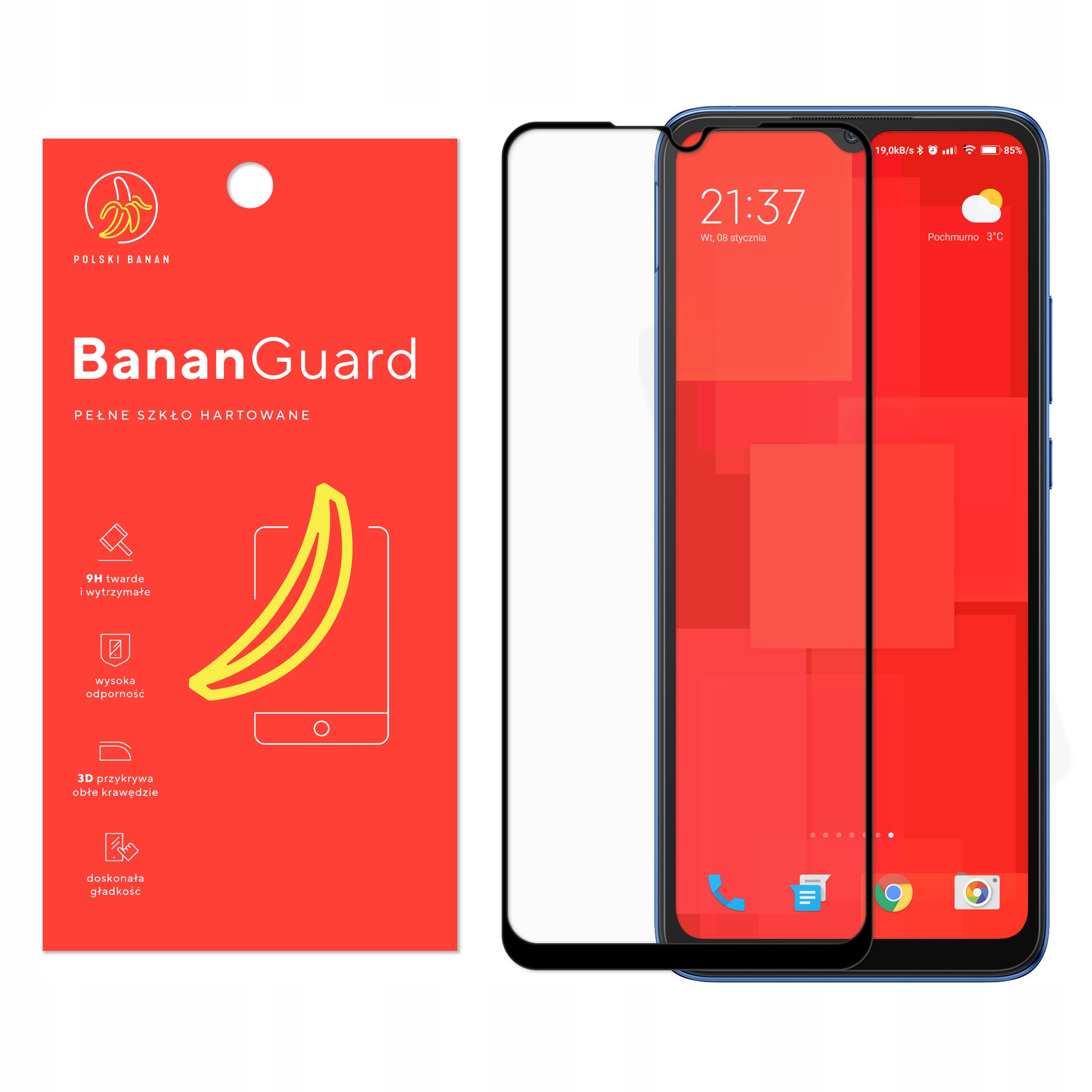 

Szkło Hartowane 3D do Xiaomi Redmi 10C