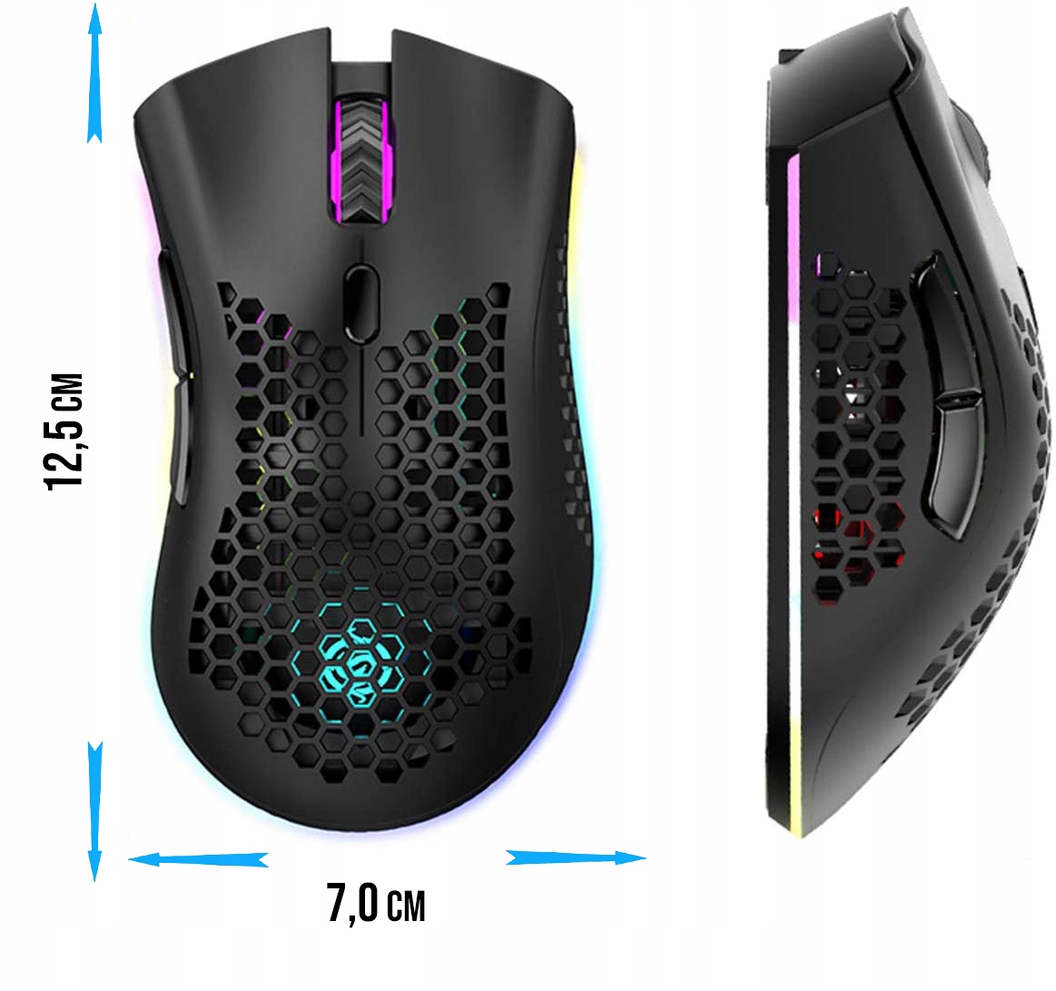 MYSZ DEFENDER GM-709L WARLOCK OPTIC RF RGB 2400dpi 8P — 22
