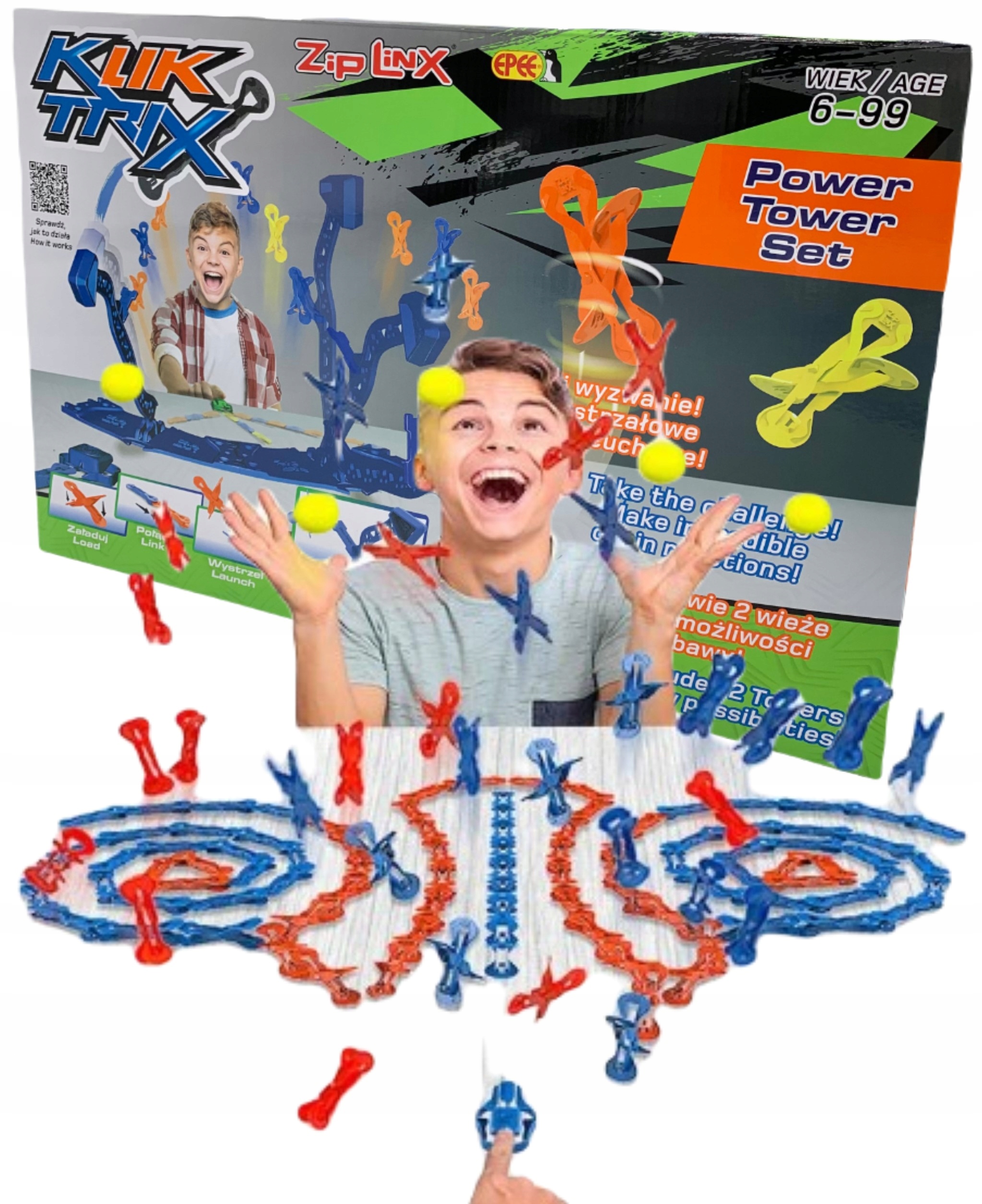 

Zestaw Konstrukcyjn Kliktrix Power Tower Klik Trix