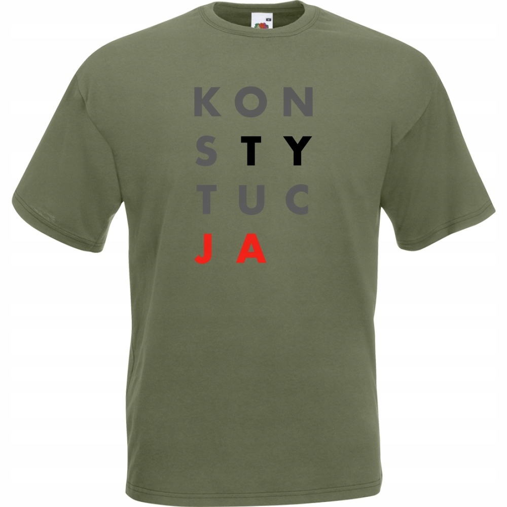

koszulka konsTYtucJA XL oliwkowa