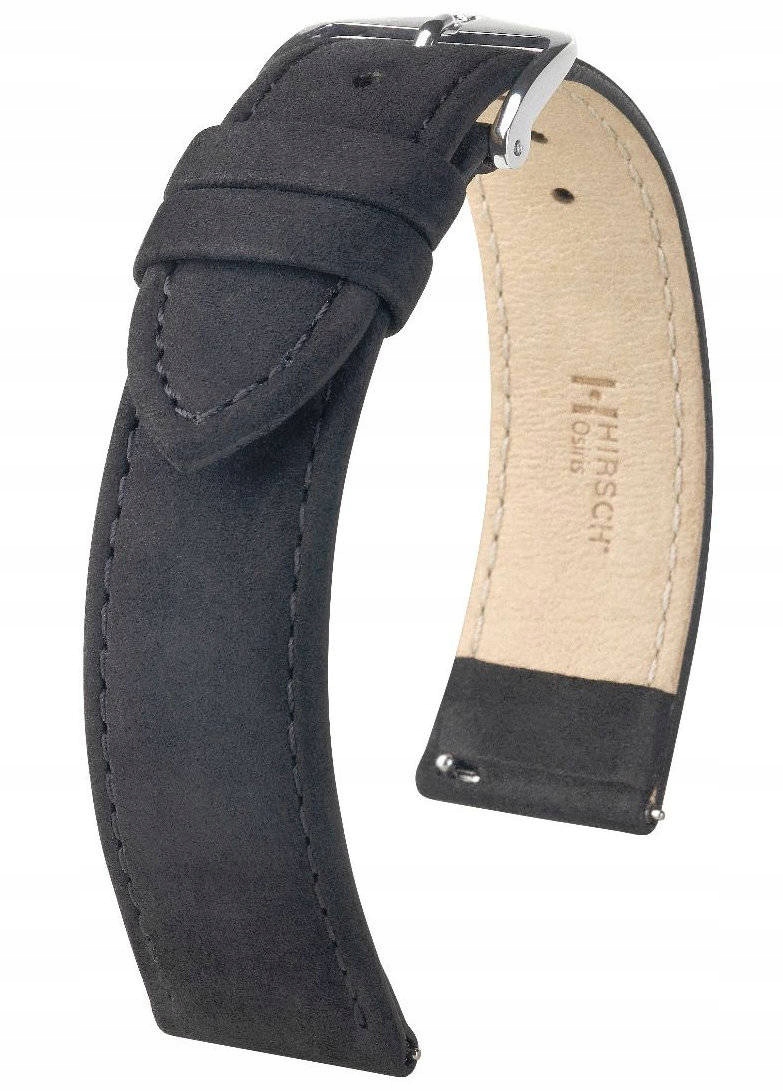 Kožený Řemínek Pro Hodinky Hirsch Osiris Nubuk 18