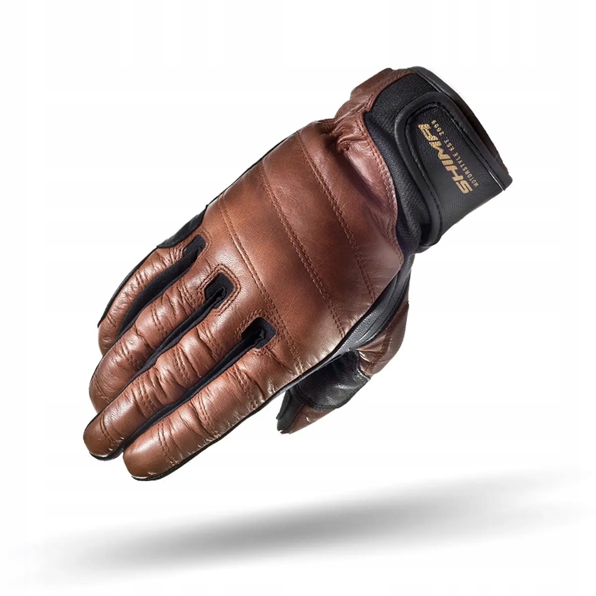 

Rękawice motocyklowe Shima Revolver Brązowe XL