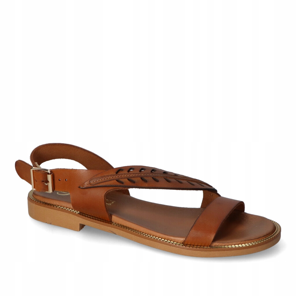 Sandály Lewski 3564/Z Camel přetíratelné 36