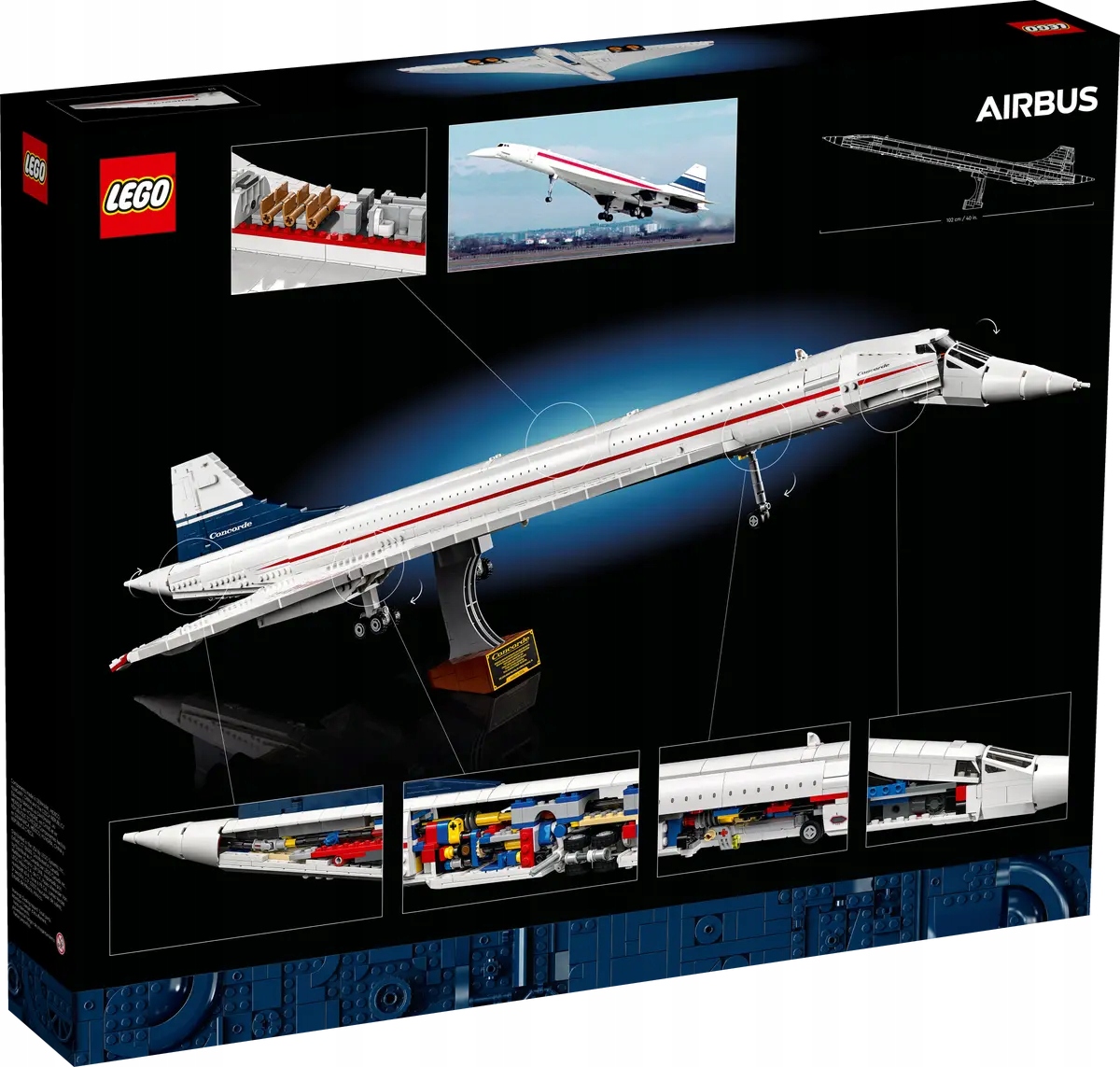 LEGO 10318 Icons - Concorde Liczba elementów 2083