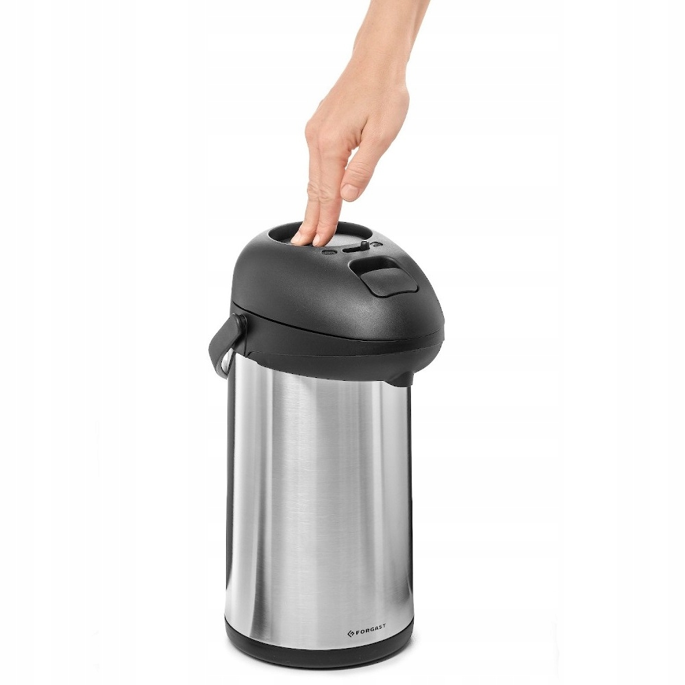 TERMOS STALOWY CATERINGOWY KONFERENCYJNY Z POMPKĄ 4L FORGAST FG05804 Kod producenta FG05804