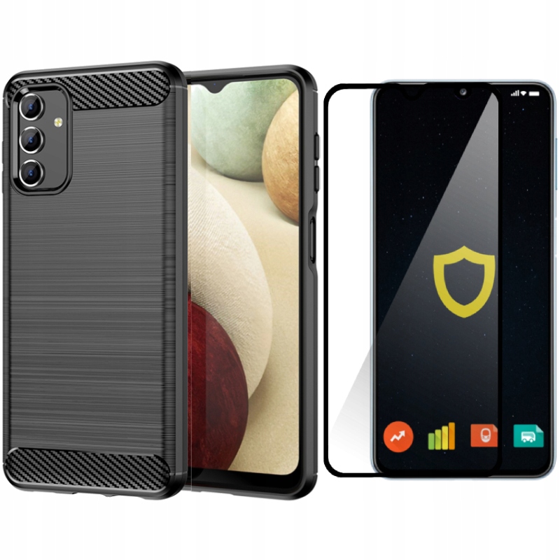 

Etui Case Pancerne Carbon Do Galaxy A13 4G Szkło