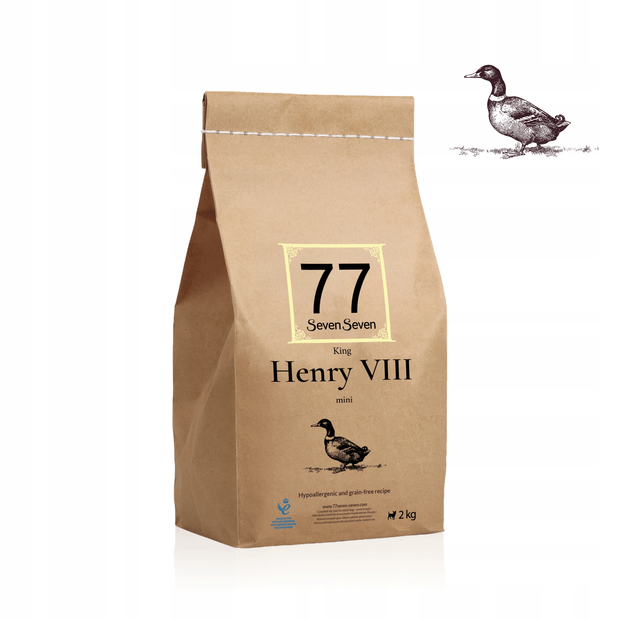 mini Henry VIII 2kg z kaczką 77 Petfood