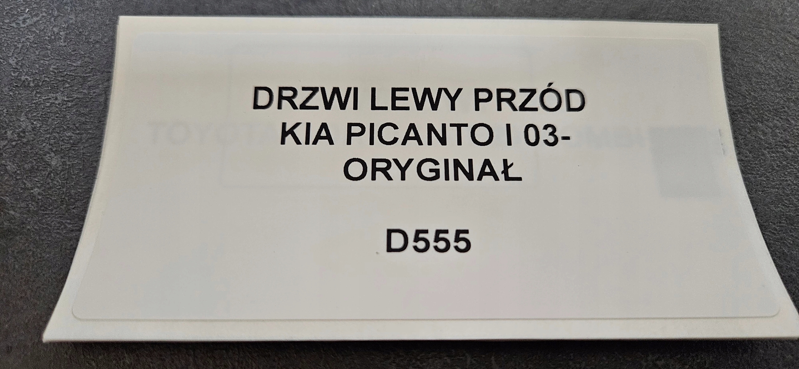 dveře levý předek KIA PICANTO a 03- originál