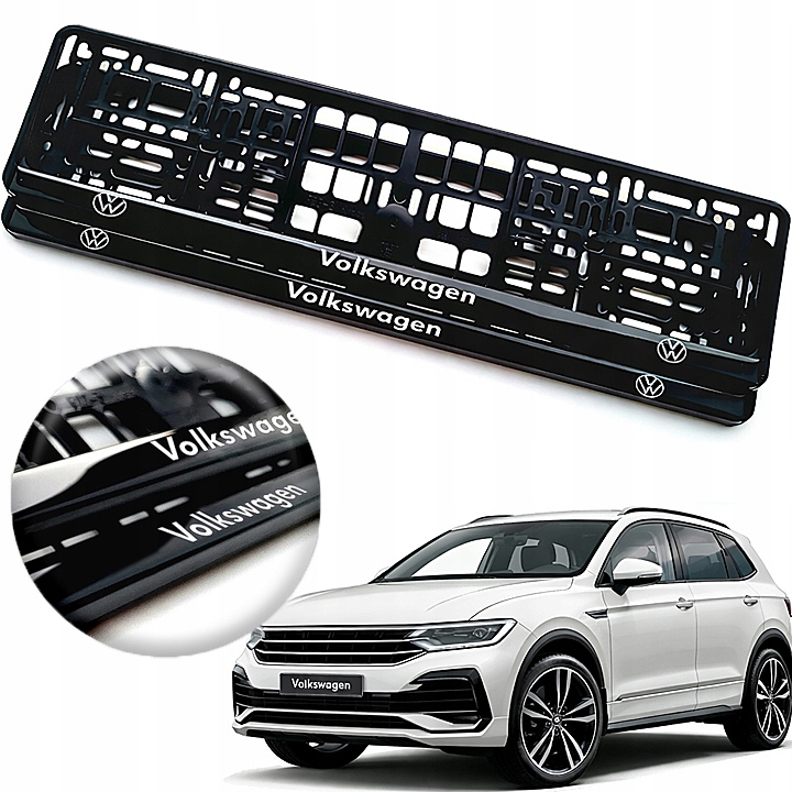 Ramki Vw Volkswagen Ramka Tablice tablicy Rejestracyjnej Żelowe High Class