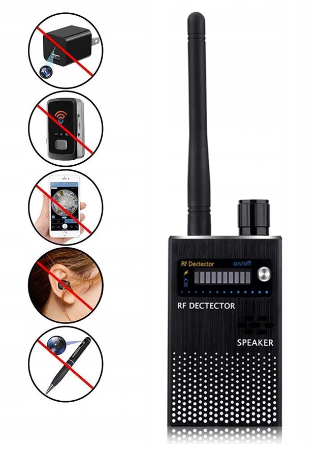 Detektor lokalizátorov Gps Kamer odpočúvania MK319