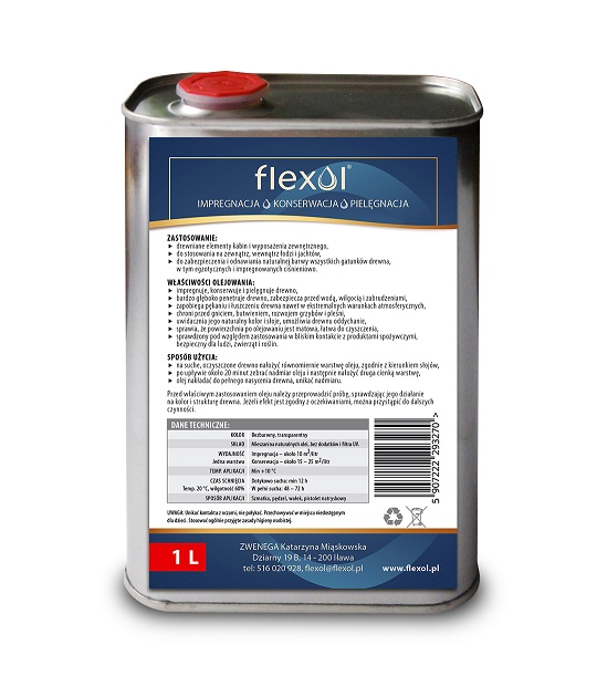 BEZBARWNY OLEJ DO PIELĘGNACJI ŁODZI I JACHTÓW 1L Rodzaj inny