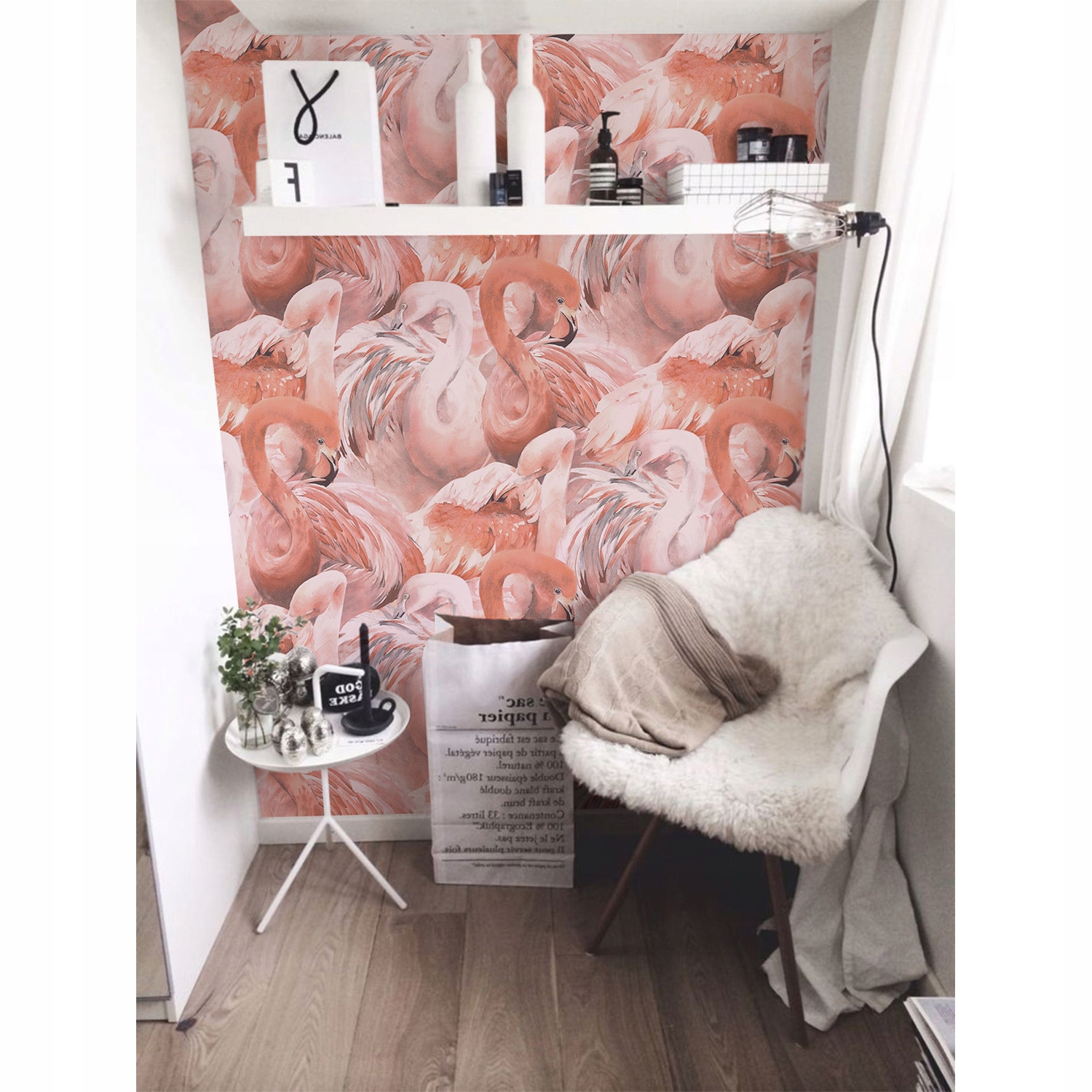 

Tapeta flizelinowa Tropikalna flamingi 250x104 cm