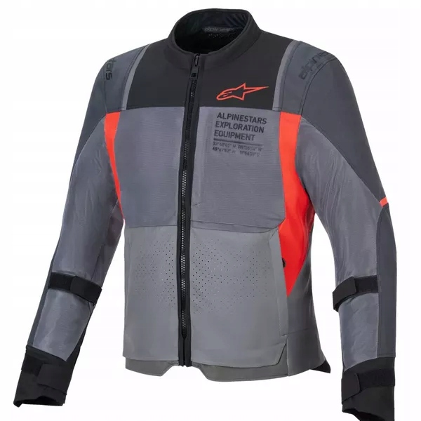 Textilná bunda Alpinestars ST-2 Air sivá/červená L