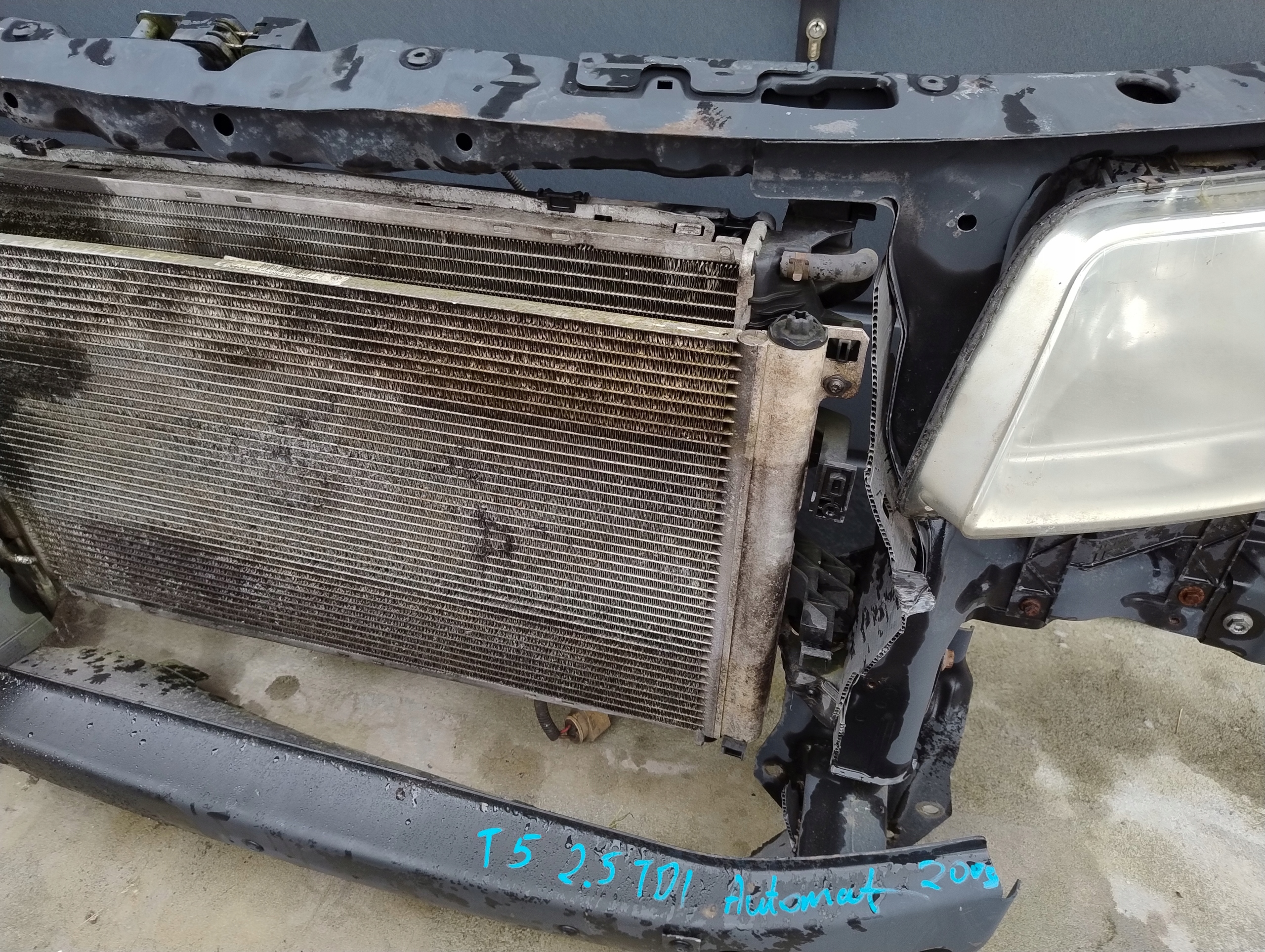 support panel for radiators complete Volkswagen Transport T5 2.5 TDI Automat EUROPA