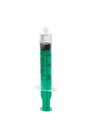 

Strzykawki 3 częściowe luer lock 20 ml 10 sztuk