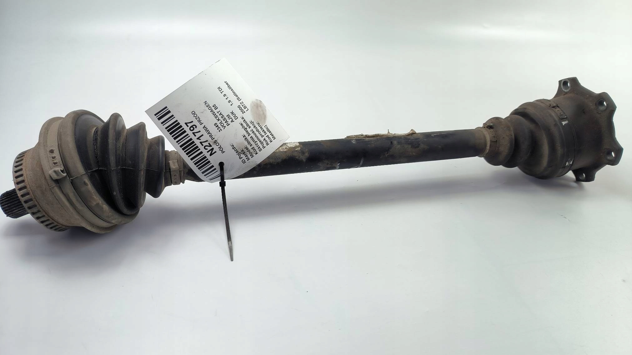 semi-axis right front 8D0407272 VOLKSWAGEN PASSAT B5